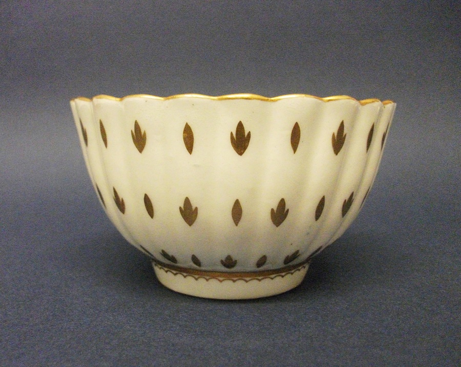 Antique Worcester Tea Bowl, Coffee Cup and Saucer, c.1775-85