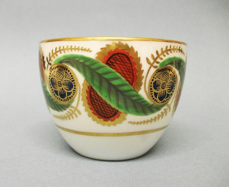 Antique Joseph Machin Bute Shape Cup & Saucer, c.1810