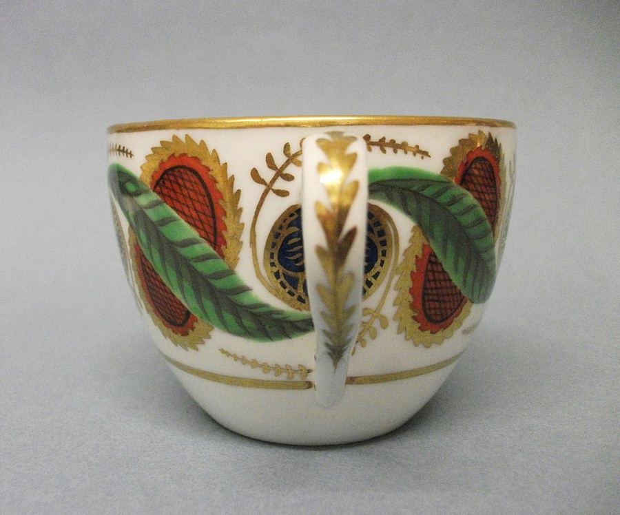 Antique Joseph Machin Bute Shape Cup & Saucer, c.1810