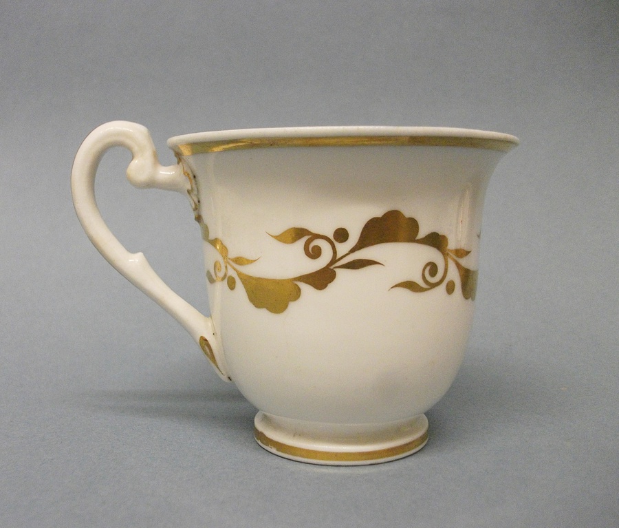 Antique Ridgway Coffee Cup and Saucer, c.1820
