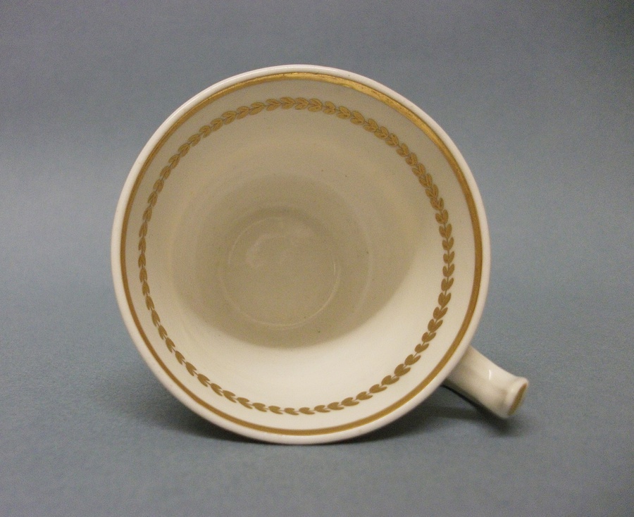 Antique Staffordshire London Shape Coffee Cup & Saucer, c.1815-20 (A)