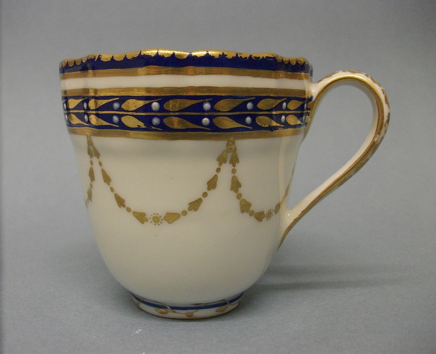 Antique Derby Coffee Cup, c.1790-1800