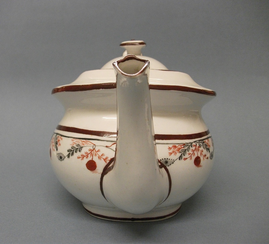 Antique Miles Mason London Shape Teapot & Stand, c.1815-20