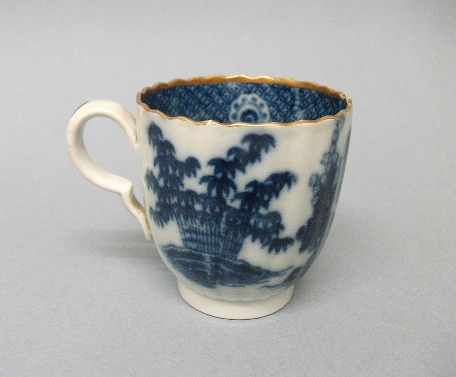 Spode Pearlware Transfer Printed Coffee Cup 'Boy on a Buffalo', c.1795