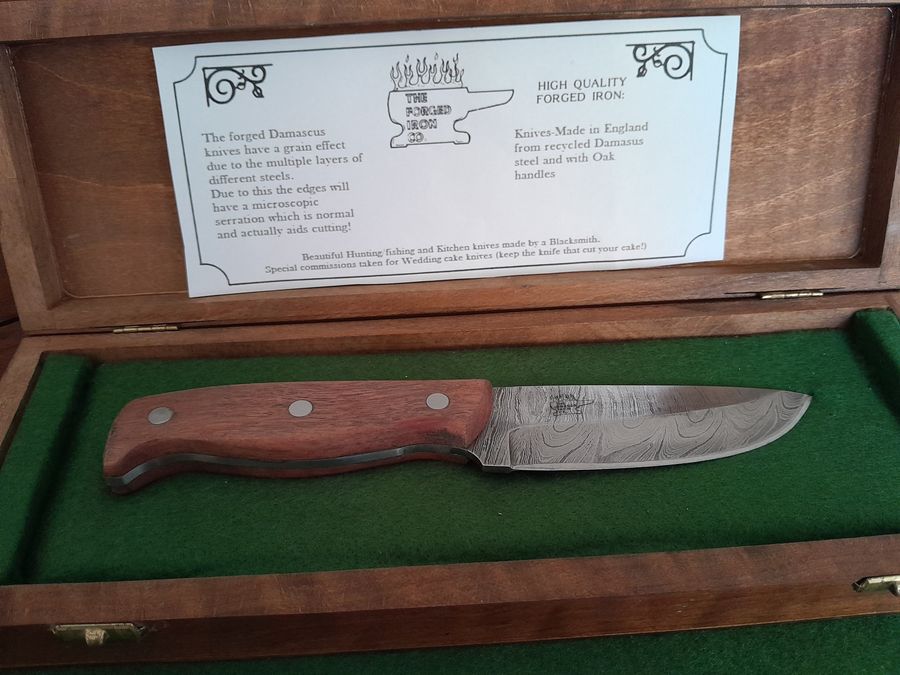 Knives made from Damascus steel