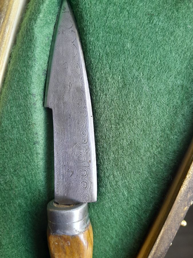 Letter opener / Paper knife antique Damascus