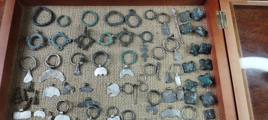 Antique Collection of ancient amulets. Vikings, Celts, Scythians.... 118 pcs.