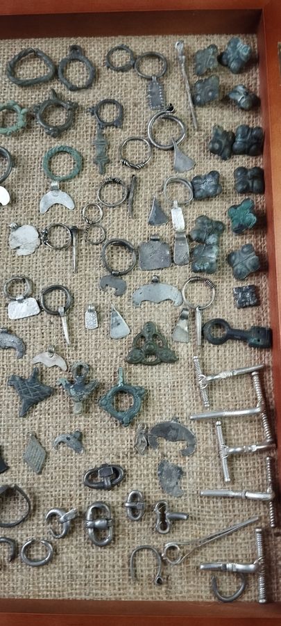 Antique Collection of ancient amulets. Vikings, Celts, Scythians.... 118 pcs.