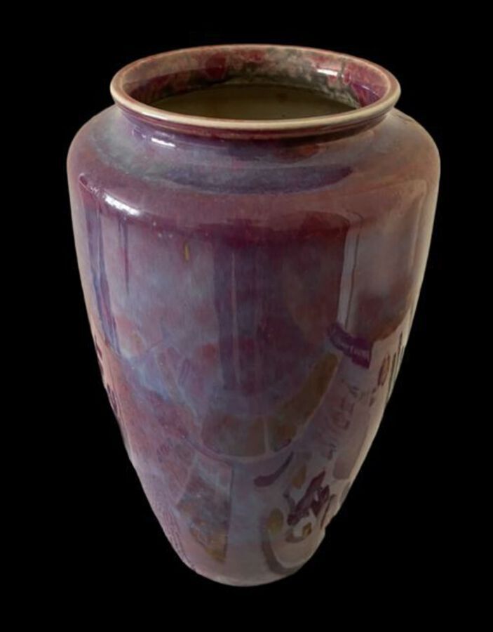 Antique High Fired Ruskin Vase