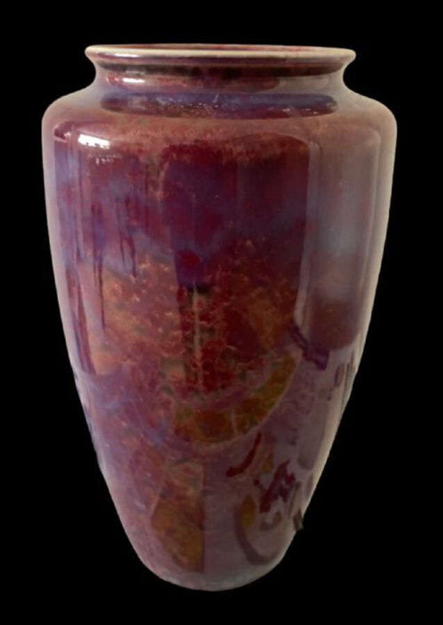 Antique High Fired Ruskin Vase