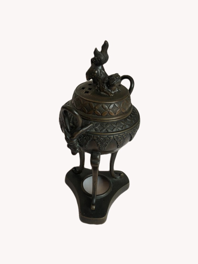 Antique Quality Antique Chinese Bronze Incense Vase
