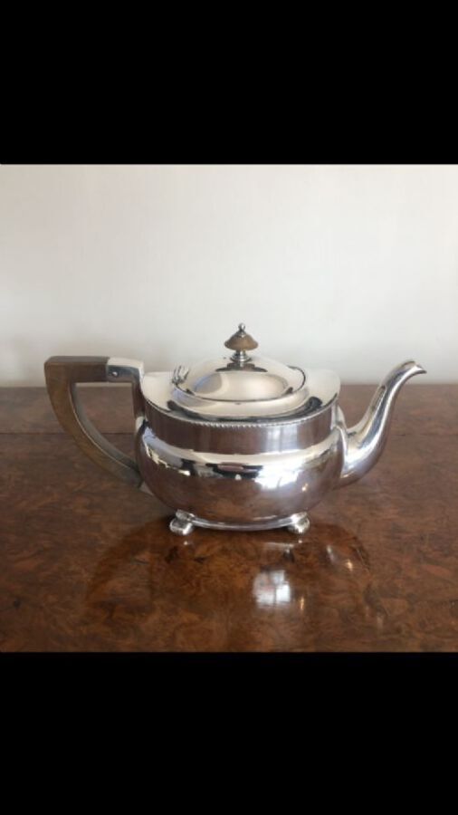 Antique Quality Antique Edwardian Silver Plated Tea Set