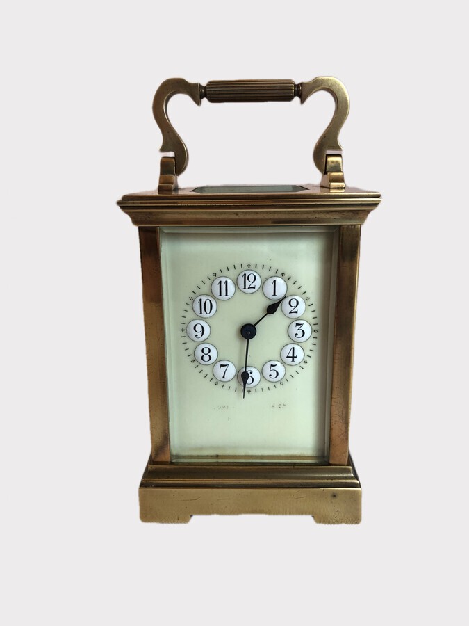 Antique Quality Antique French Brass Carriage Clock