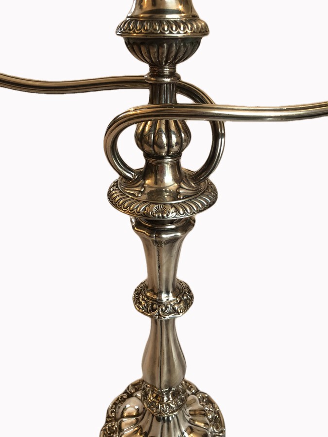 Antique Fine Quality Antique Victorian Silver Plated Candelabra