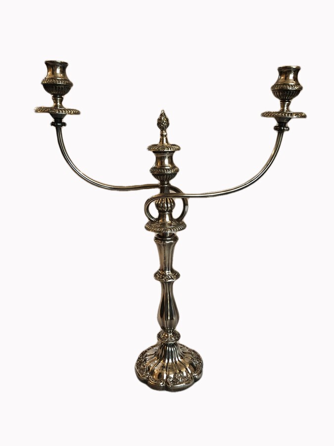 Antique Fine Quality Antique Victorian Silver Plated Candelabra