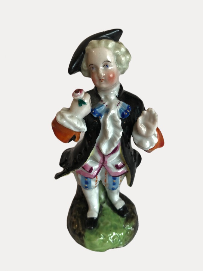 Antique Antique Porcelain Continental Figure