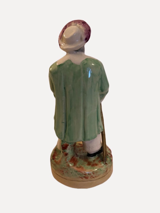 Antique Antique Victorian Staffordshire Figure Of Falstaff