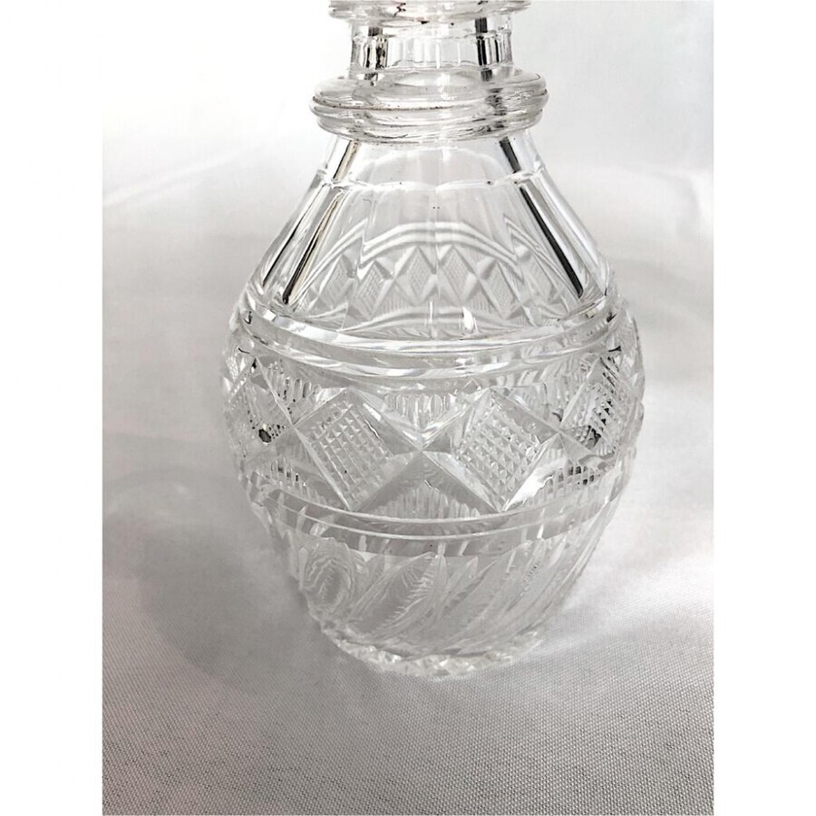 Antique Antique Victorian Quality Cut Glass Decanter