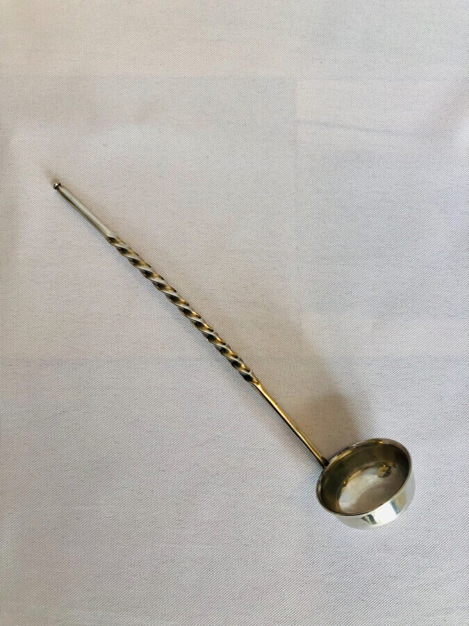 Antique George III White Metal Punch Ladle