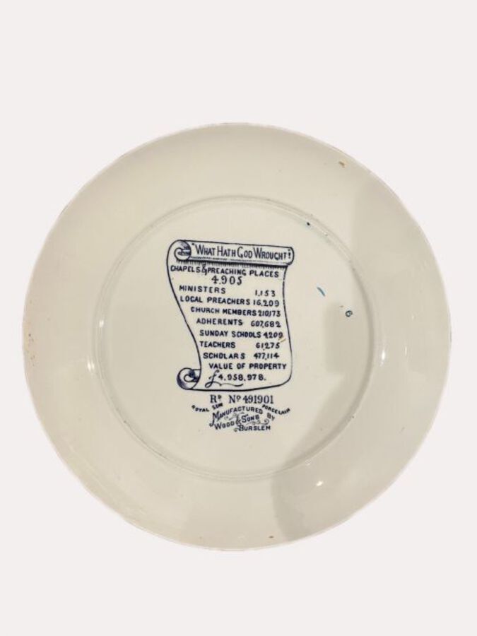 Antique Antique Centenary Plate Dated 1907