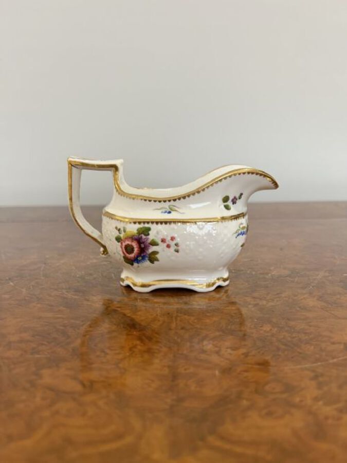 Antique Elegant antique Spode porcelain jug 
