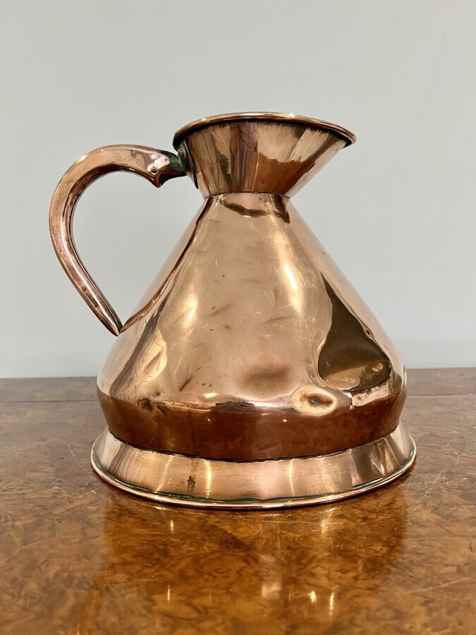 Antique Quality George III Loftus of Oxford Street London copper jug