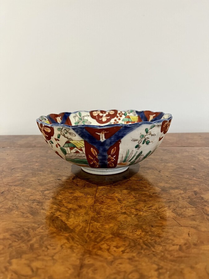 Antique Quality antique Japanese Imari bowl 