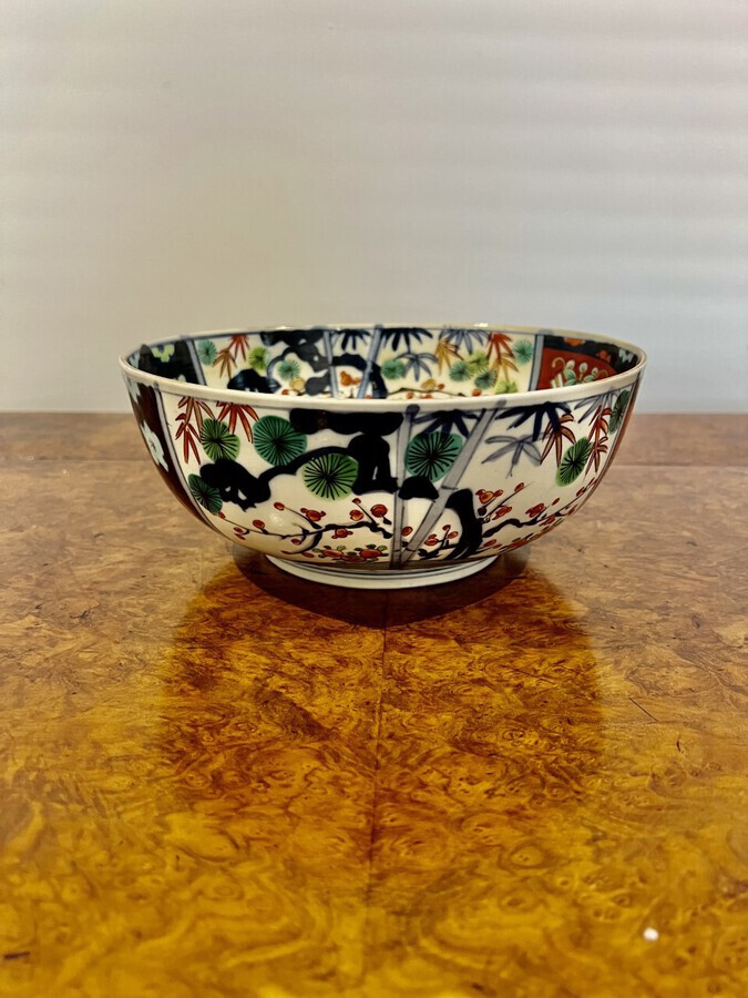 Lovely antique Japanese imari bowl