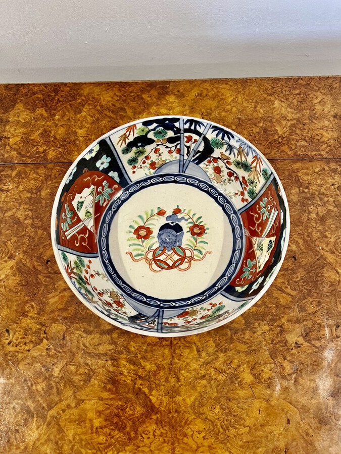 Antique Lovely antique Japanese imari bowl 