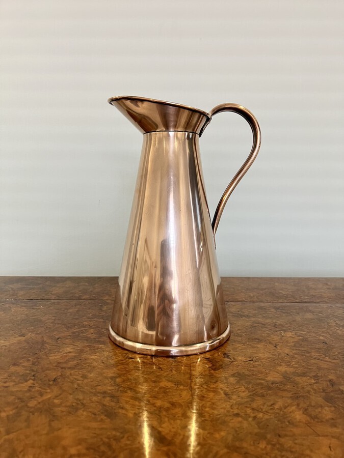 Antique Antique Edwardian copper jug 