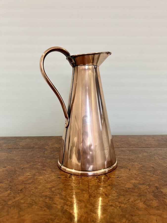 Antique Antique Edwardian copper jug 