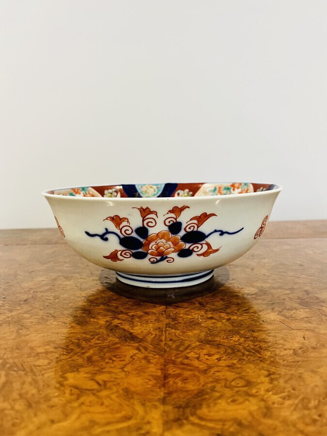 Antique QUALITY ANTIQUE JAPANESE IMARI BOWL