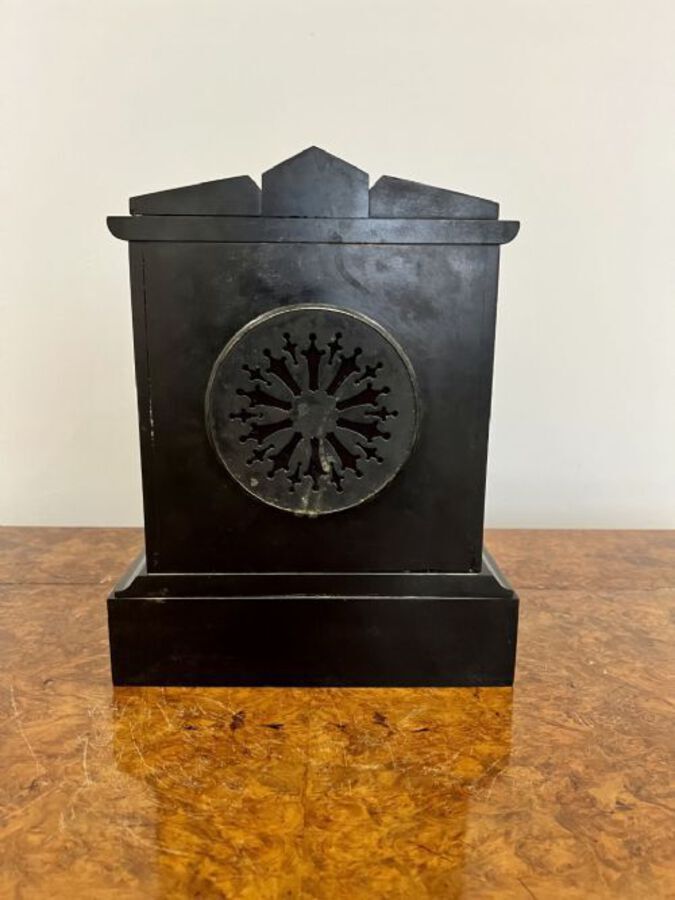 Antique ANTIQUE VICTORIAN QUALITY MARBLE CLOCK