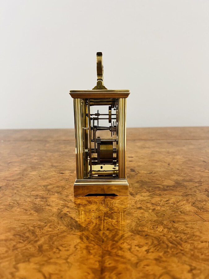 Antique Antique Victorian quality brass carriage clock