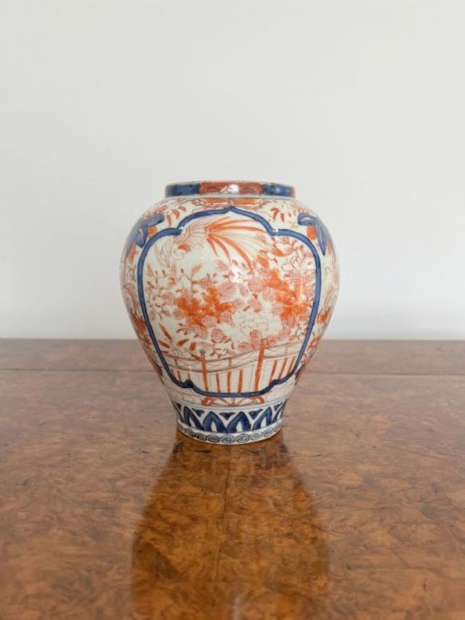 Antique Quality antique Japanese imari vase 