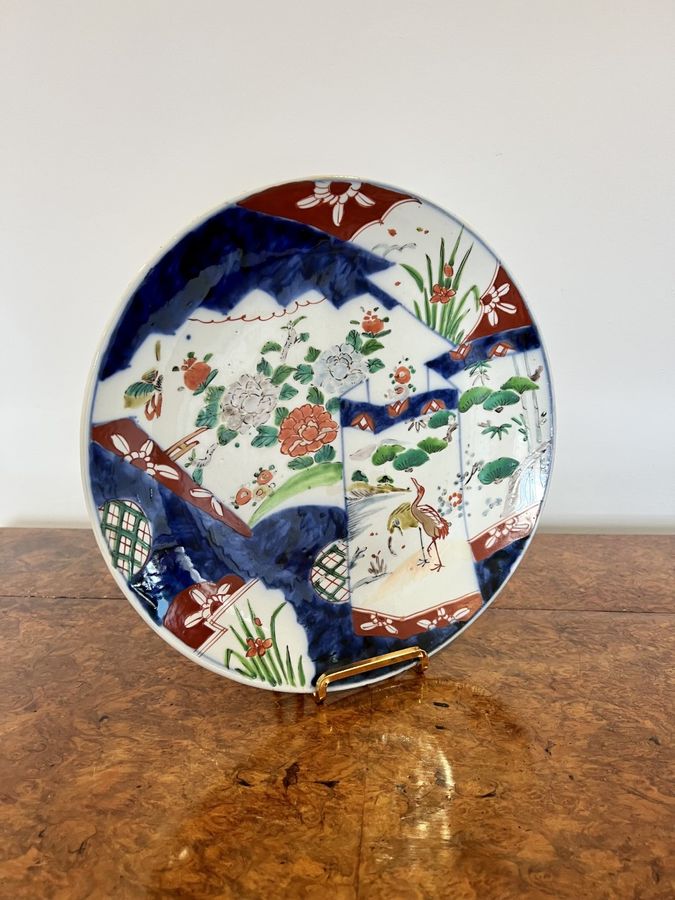 Antique Quality antique Japanese Imari plate 