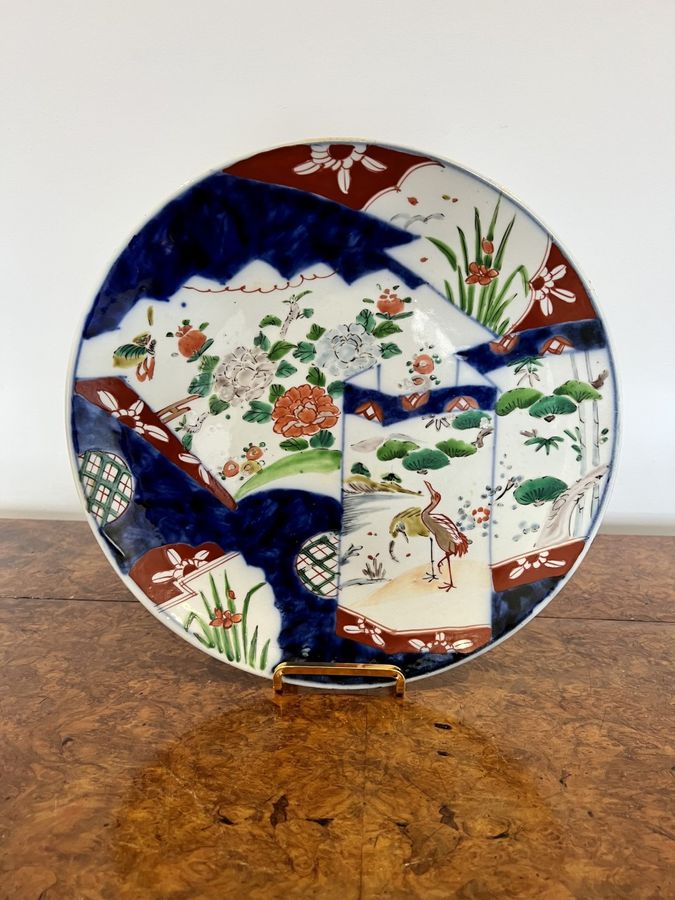 Antique Quality antique Japanese Imari plate 