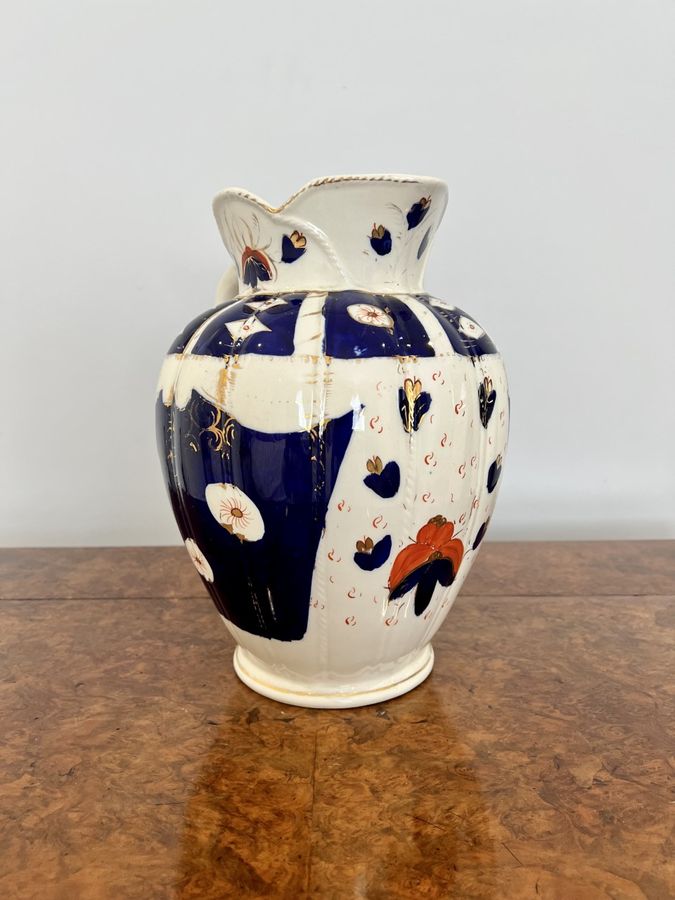 Antique Quality antique Victorian unusual jug and bowl set 