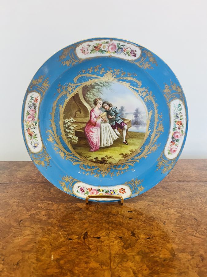 Antique Fantastic antique French sevres style dish