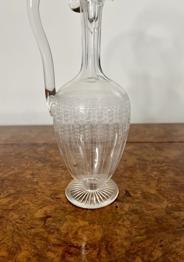 Antique Stunning quality antique Victorian glass decanter 