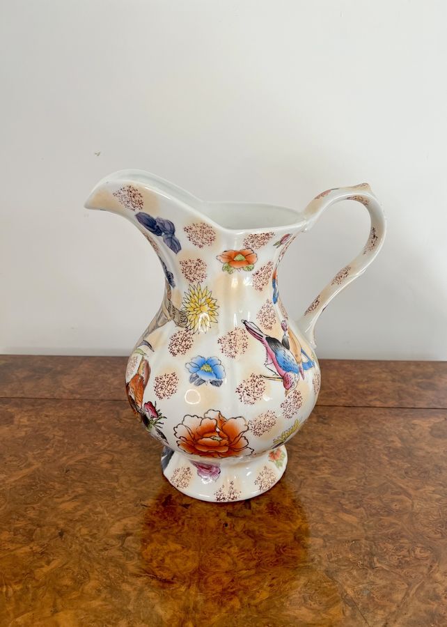 Antique Lovely antique Edwardian jug and bowl set 