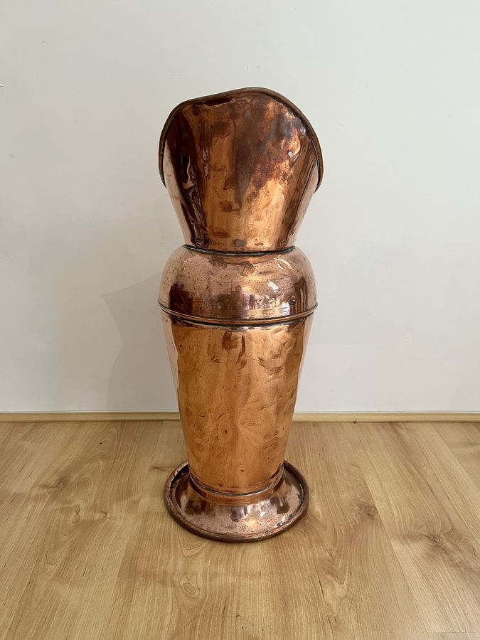 Antique Outstanding quality large antique Victorian copper jug 