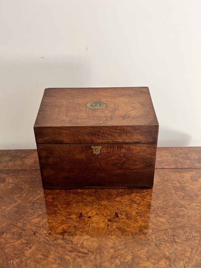 Antique Antique Victorian quality rosewood stationary box