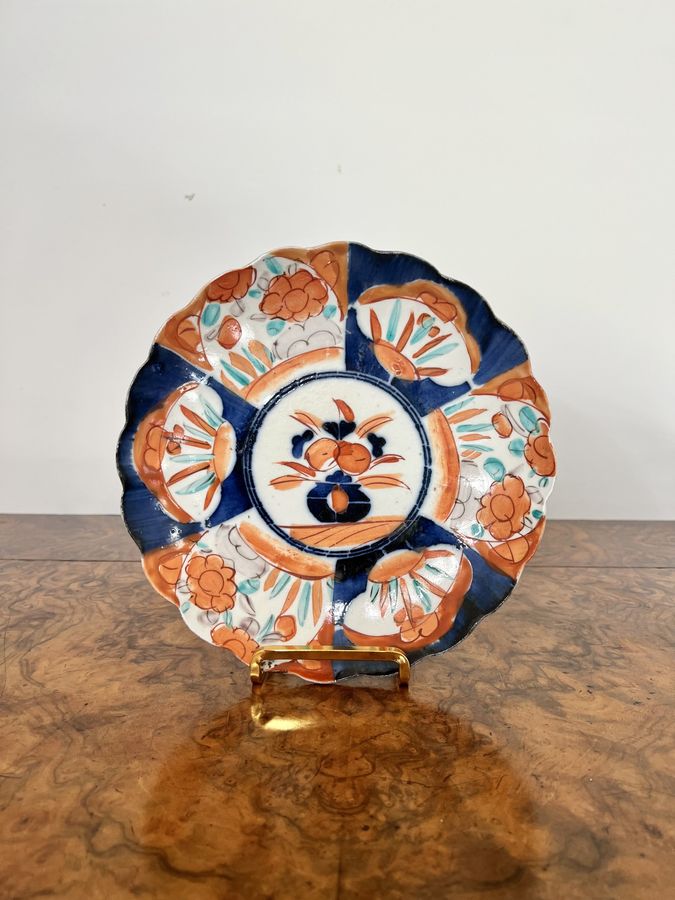 Antique Pair of quality antique Japanese imari plates 