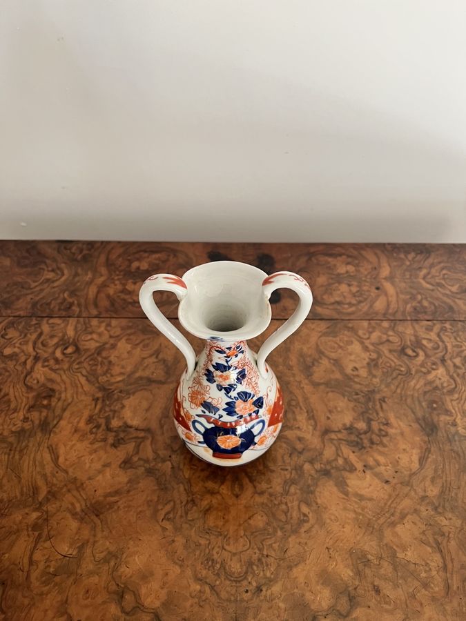 Antique Unusual antique Japanese quality imari vase 