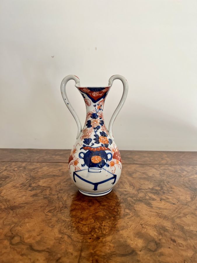 Antique Unusual antique Japanese quality imari vase 
