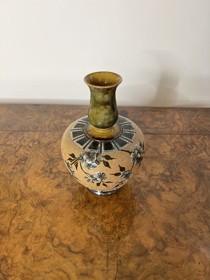 Antique Fantastic quality antique Doulton Lambeth vase by Eliza Simmance