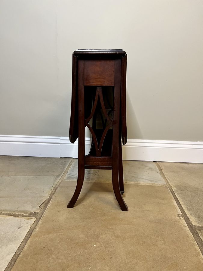 Antique Quality antique Edwardian inlaid mahogany Sutherland table 