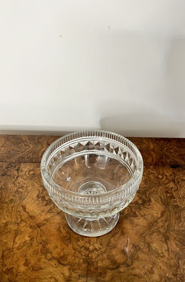 Antique Quality antique Victorian cut glass bowl