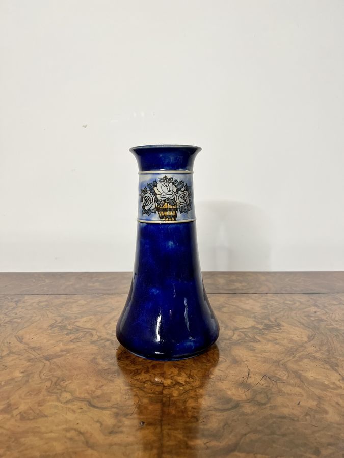 Antique Antique Royal Doulton shaped vase 